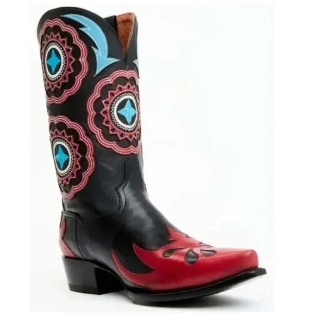 NWT Dan Post Men’s Cherokee Bill Western Boots Size 10 *as is*